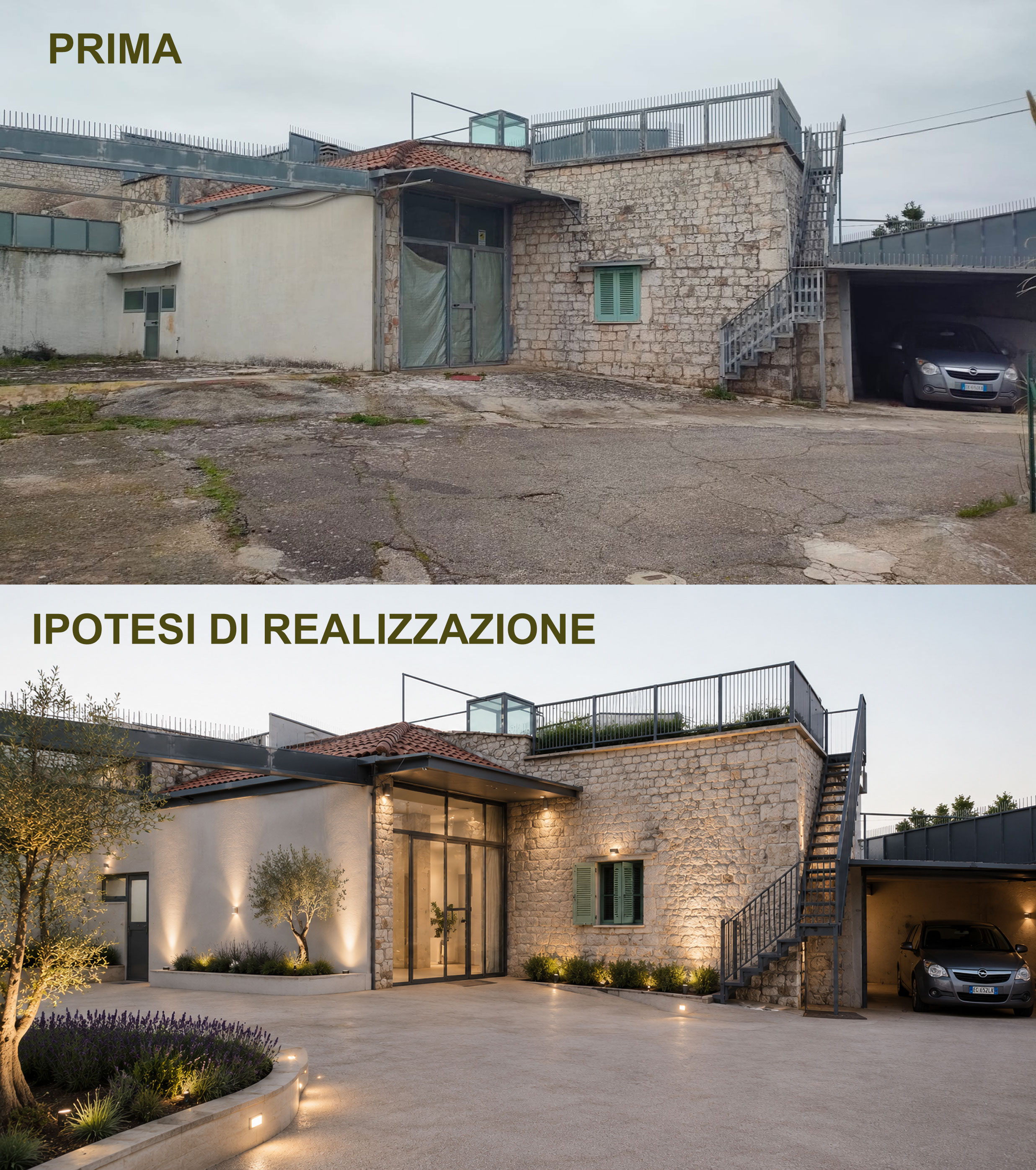 Tipica abitazione di campagna in pietra